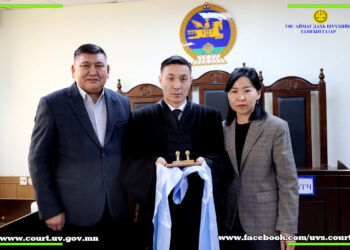 УВС АЙМАГ ДАХЬ СУМ ДУНДЫН АНХАН ШАТНЫ ШҮҮХИЙН ЕРӨНХИЙ ШҮҮГЧ СОНГОГДЛОО