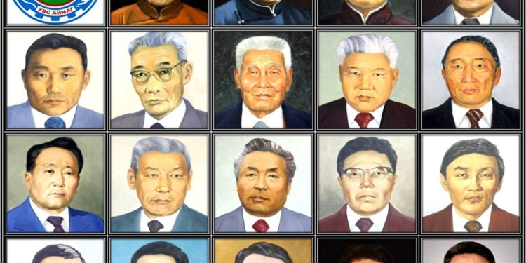 Увс аймгийн түүхэн дарга, удирдлага