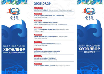 УВС АЙМГИЙН БАЯР НААДМЫН ХӨТӨЛБӨР