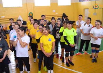 Гоёо салоны 10 жилийн ойн Волейболын тэмцээний нээлт