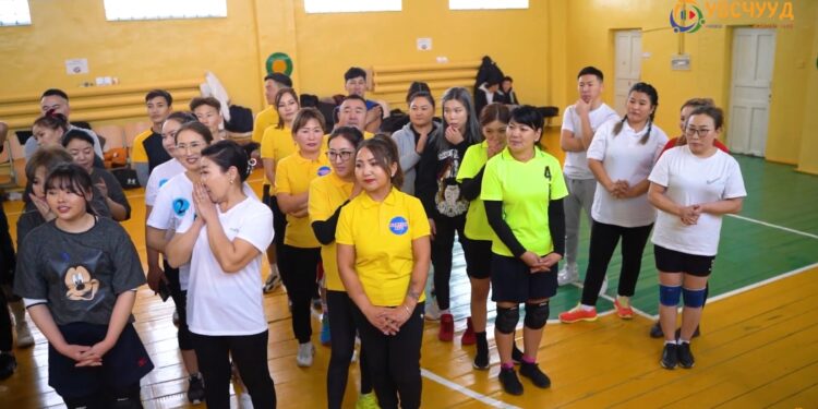 Гоёо салоны 10 жилийн ойн Волейболын тэмцээний нээлт