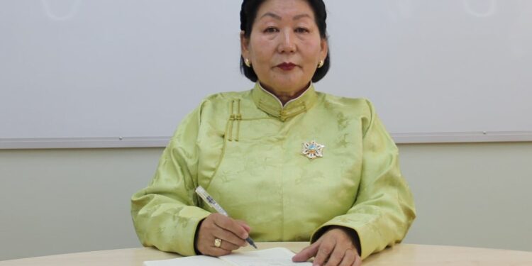 Монгол Улсын Гавьяат багш З.Алтансүх талархлын үг