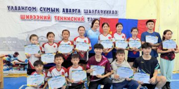 Теннисний аварга шалгаруулах тэмцээнд 91 тамирчин өрсөлдлөө